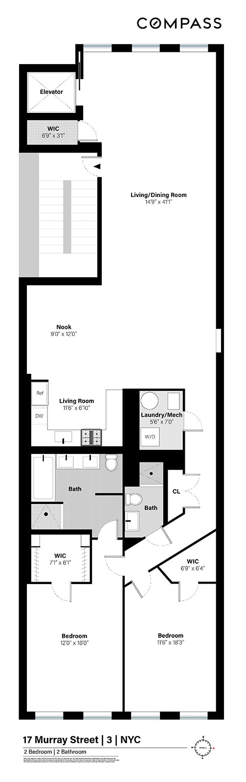 17 Murray Street, Unit 3 Manhattan, NY 10007 - Photo 12 of 12 unknown