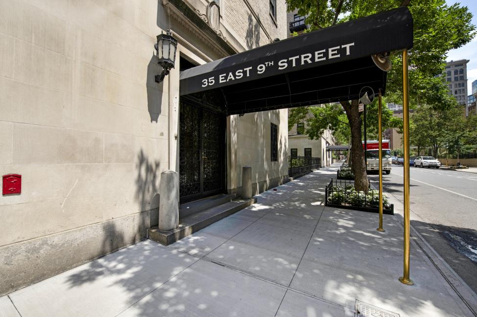 35 East 9th Street, Unit 61 Manhattan, NY 10003 - Photo 1 of 17 a view of a street with sitting area
