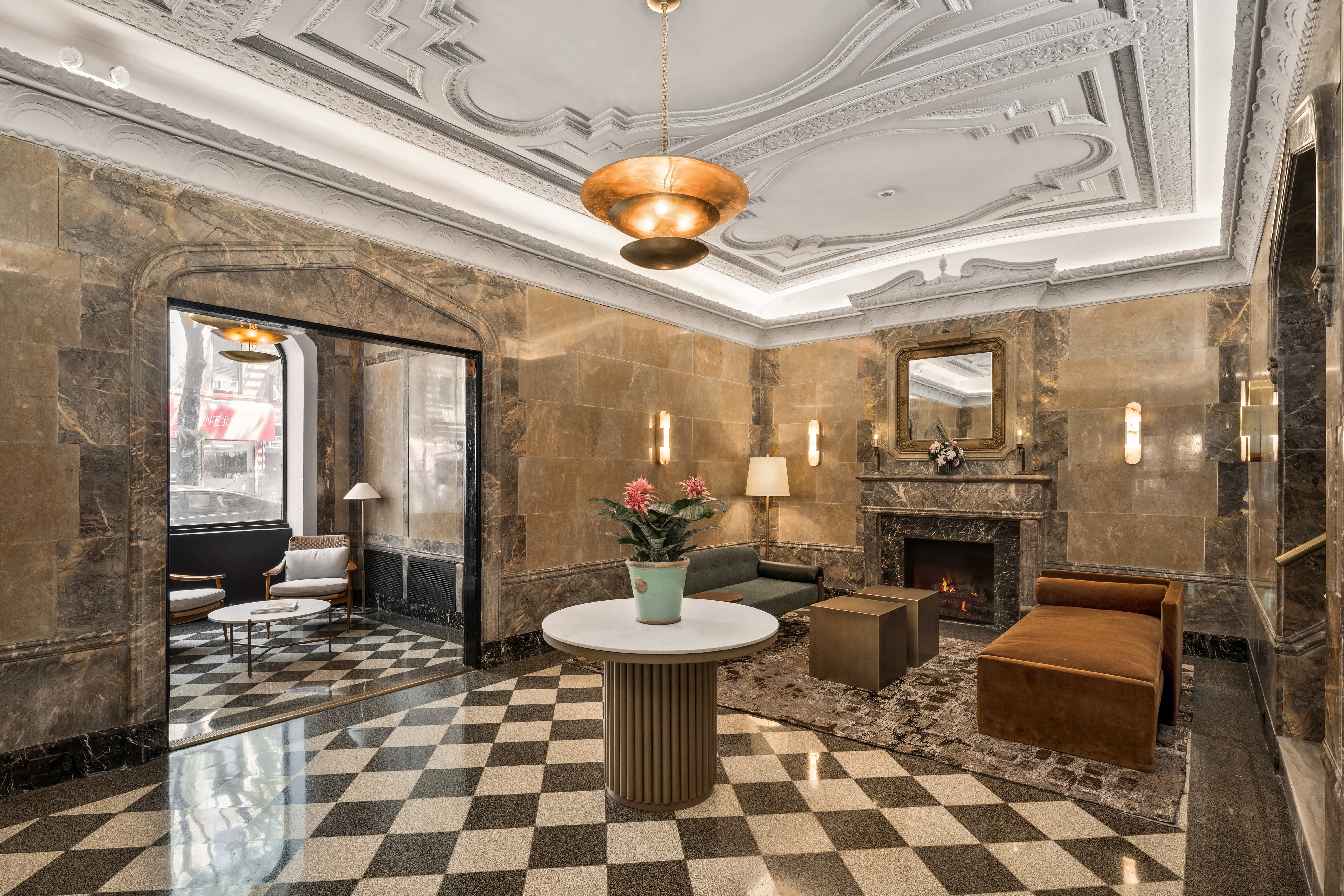 170 2nd Avenue, Unit 4A Manhattan, NY 10003 - Photo 10 of 11 a bathroom with a sink a mirror and a rug