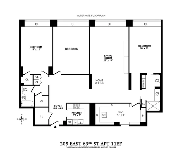 $799,000 | 205 East 63rd Street, Unit 11E | Lenox Hill