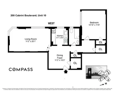 $489,000 | 200 Cabrini Boulevard, Unit 10 | Hudson Heights