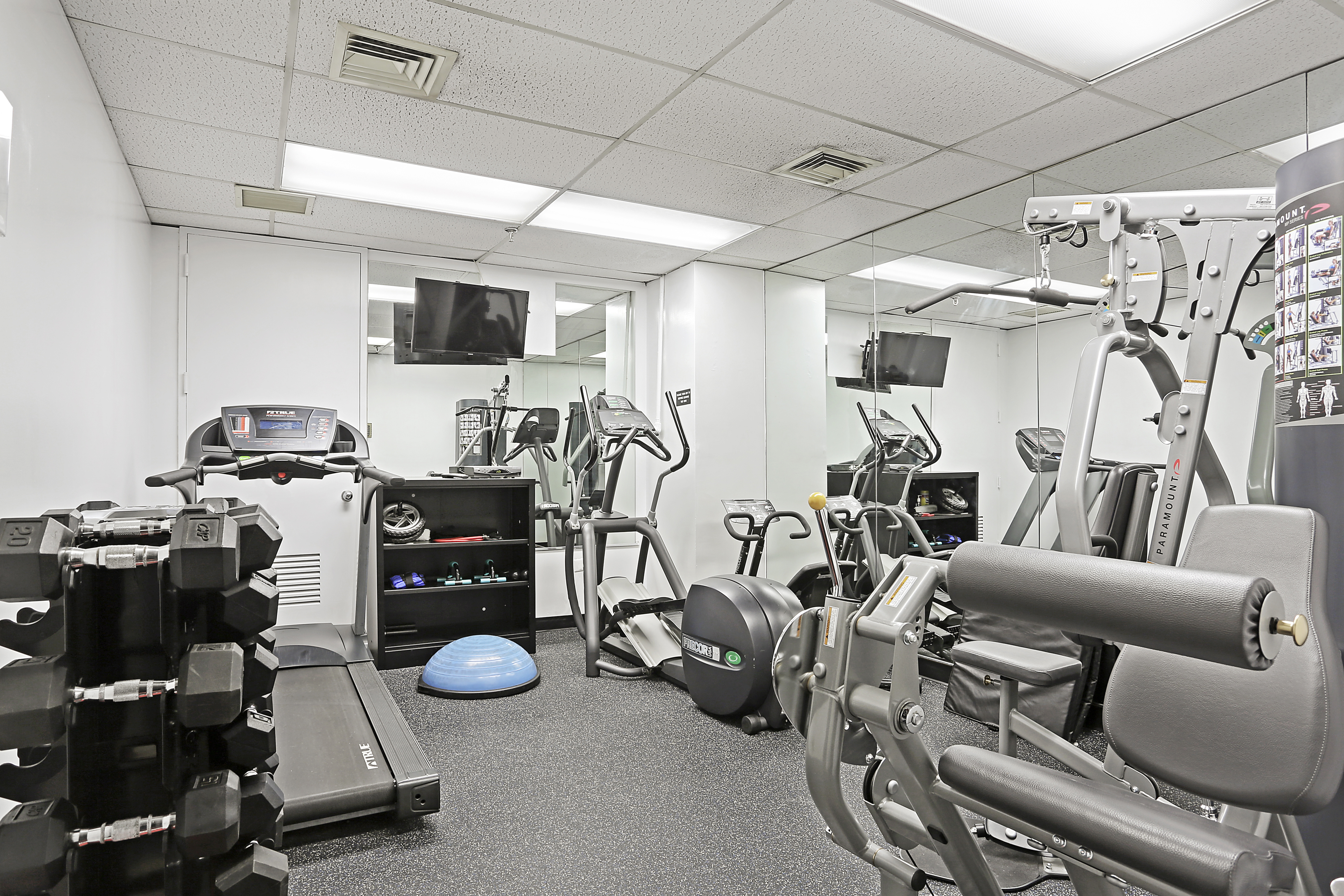 130 West 79th Street, Unit 17A Manhattan, NY 10024 - Photo 11 of 15 a view of a room with gym equipment