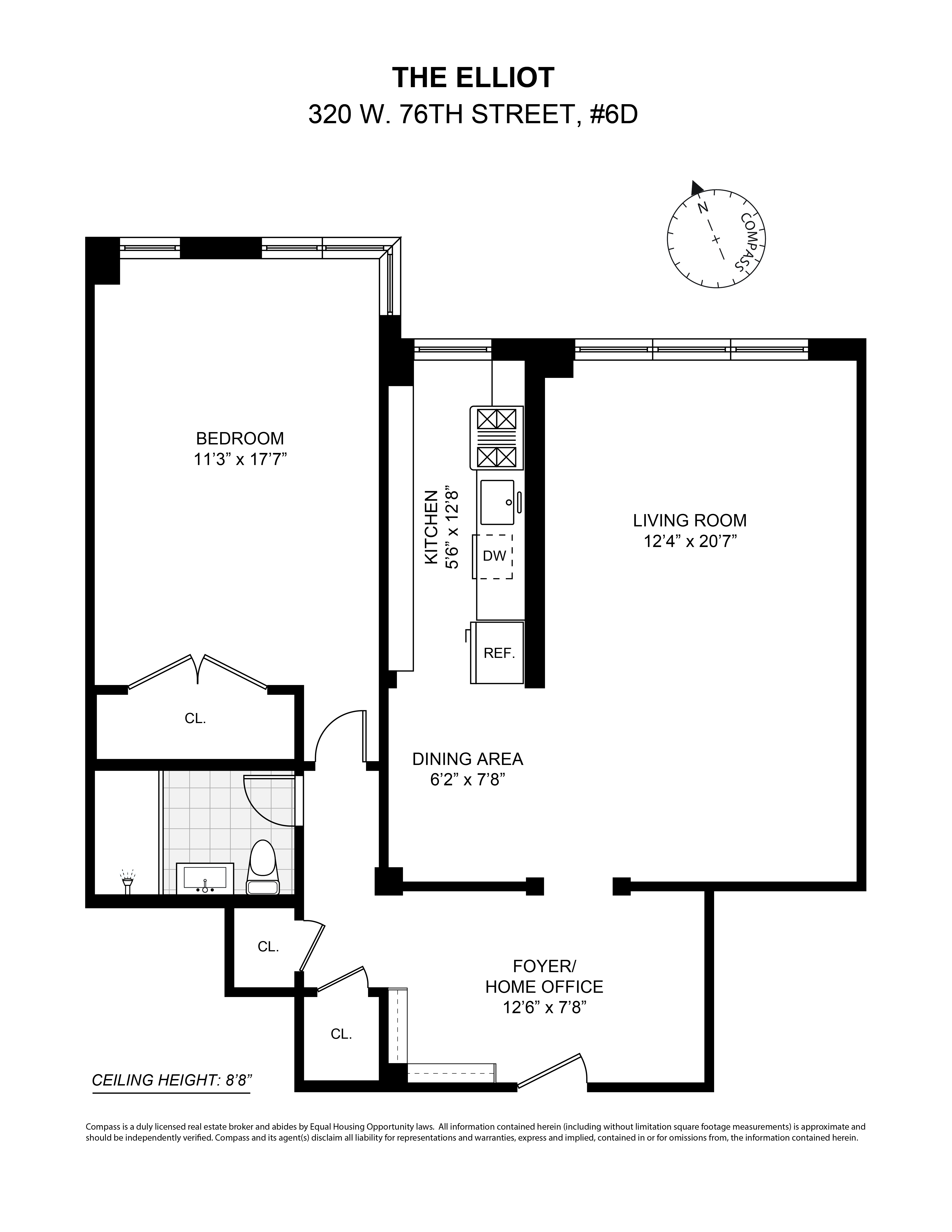 320 West 76th Street, Unit 6D Manhattan, NY 10023 - Photo 16 of 16 a picture of a book and a bed