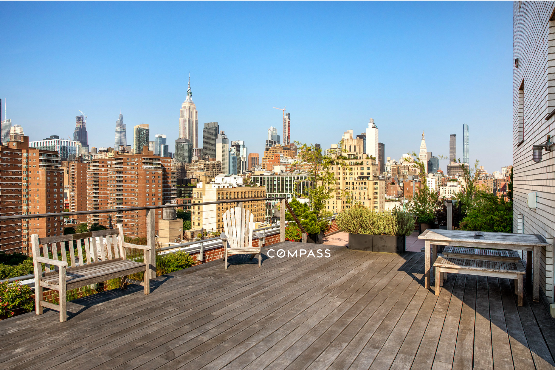 360 West 22nd Street, Unit 12B Manhattan, NY 10011 - Photo 11 of 16 a view of a terrace with sitting area