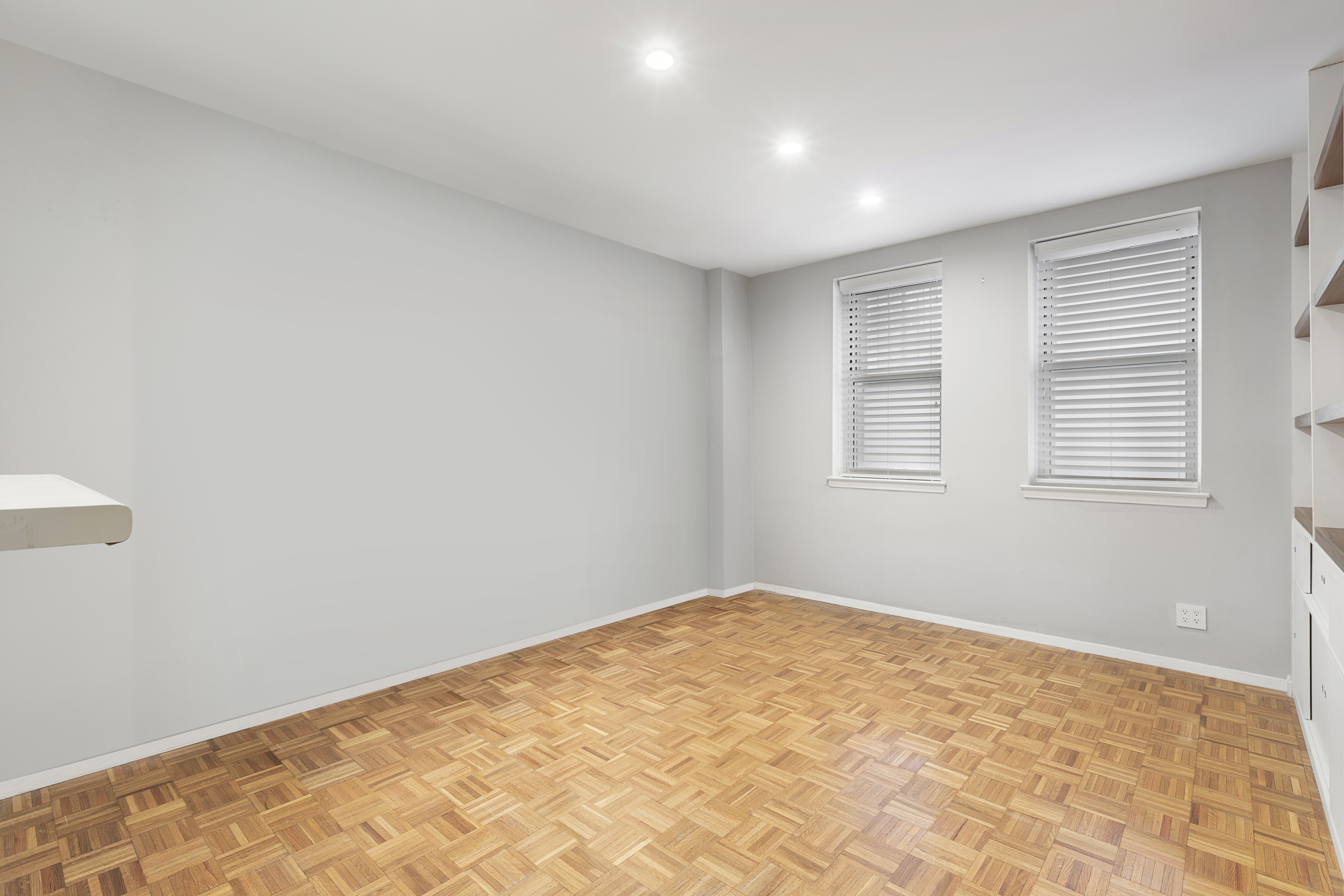 55 Poplar Street, Unit 1G Brooklyn, NY 11201 - Photo 3 of 5 a view of empty room with wooden floor