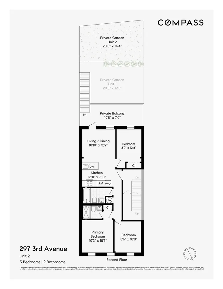 $5,600 | 297 3rd Avenue, Unit 2 | Gowanus