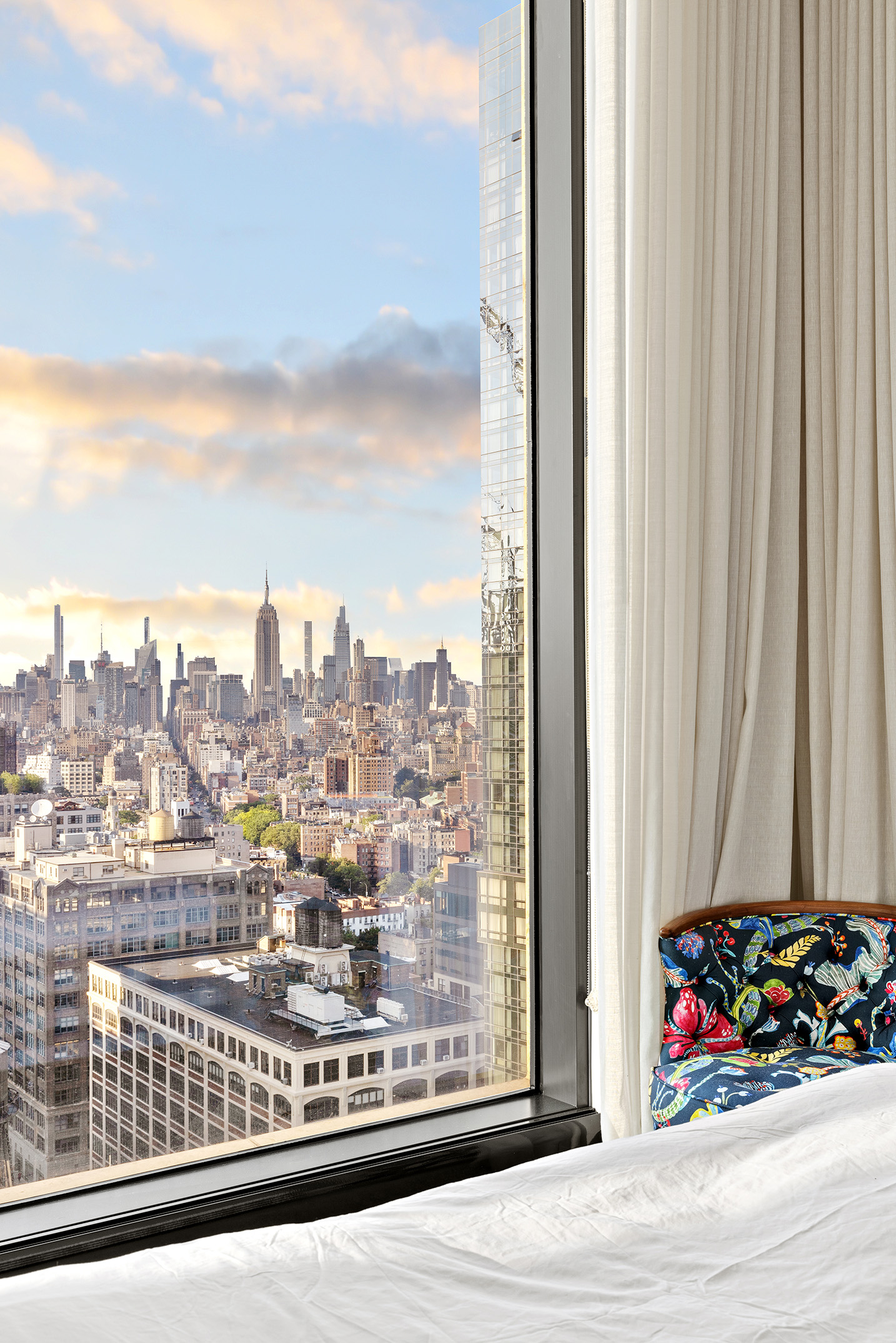570 Broome Street, Unit PHA Manhattan, NY 10013 - Photo 18 of 22 a view of a balcony with many windows