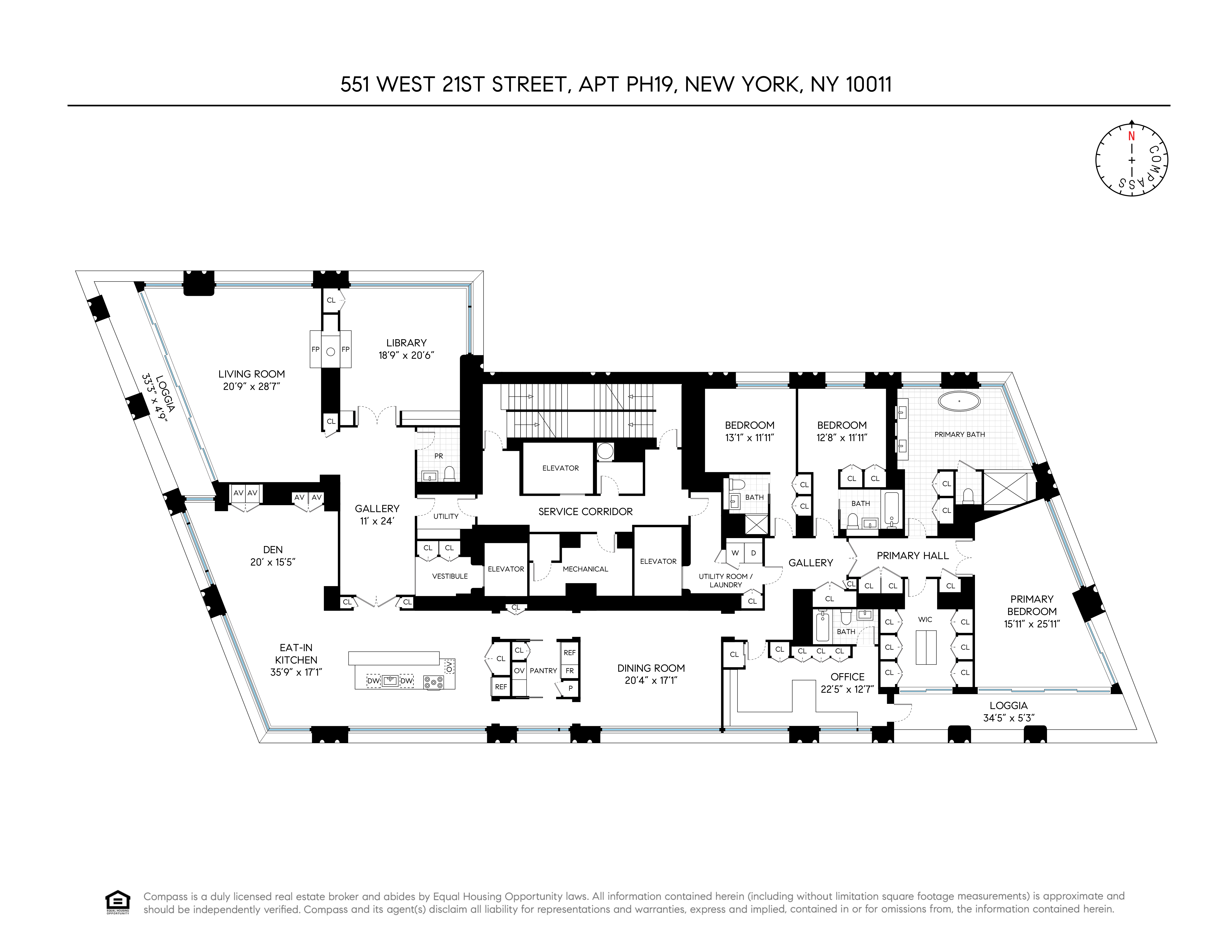 551 West 21st Street, Unit PH19 Manhattan, NY 10011 - Photo 35 of 35