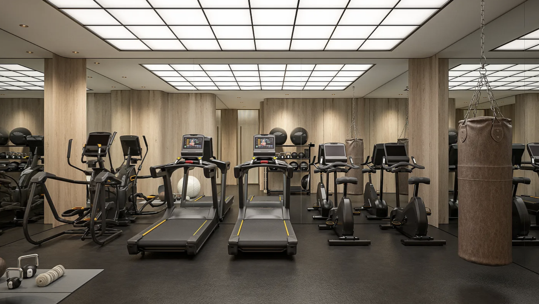 126 East 86th Street, Unit 5B Manhattan, NY 10028 - Photo 13 of 22 a view of a room with gym equipment