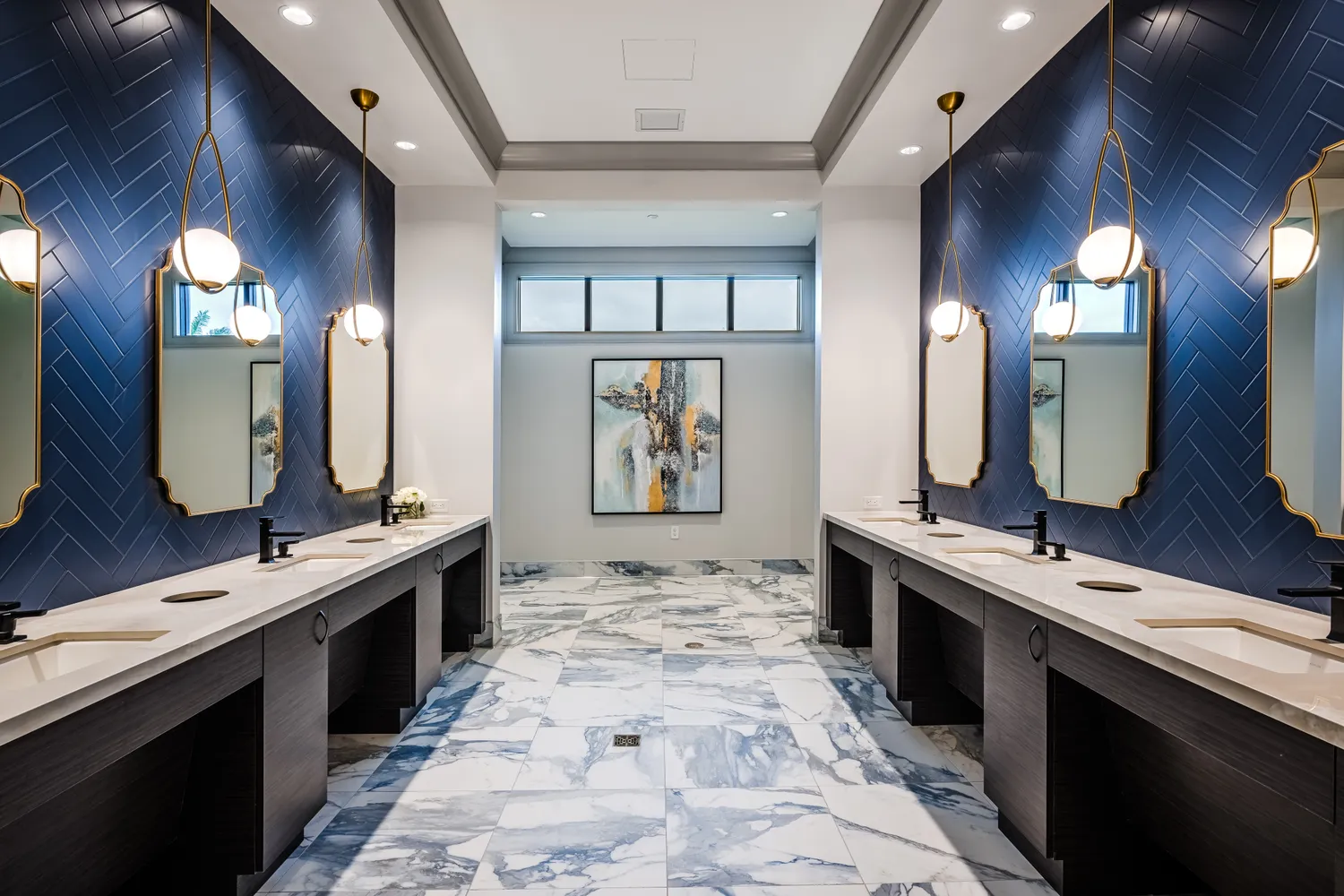 a view of a dining room with furniture and window