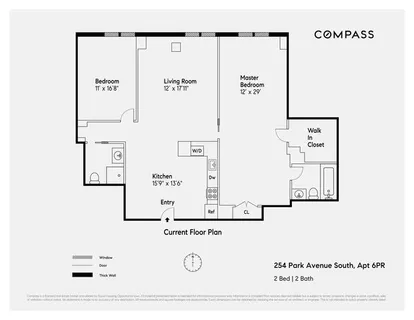 $1,875,000 | 254 Park Avenue South, Unit 6PR | Flatiron