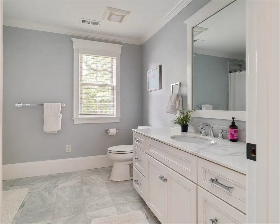 a view of a hallway with washer and dryer