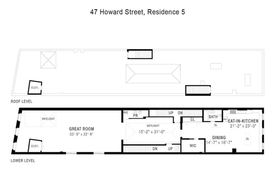 47 Howard Street, Unit 5 Manhattan, NY 10013 - Photo 9 of 9 a picture of a wall with a book