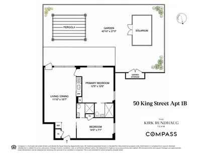 $1,995,000 | 50 King Street, Unit 1B | Hudson Square