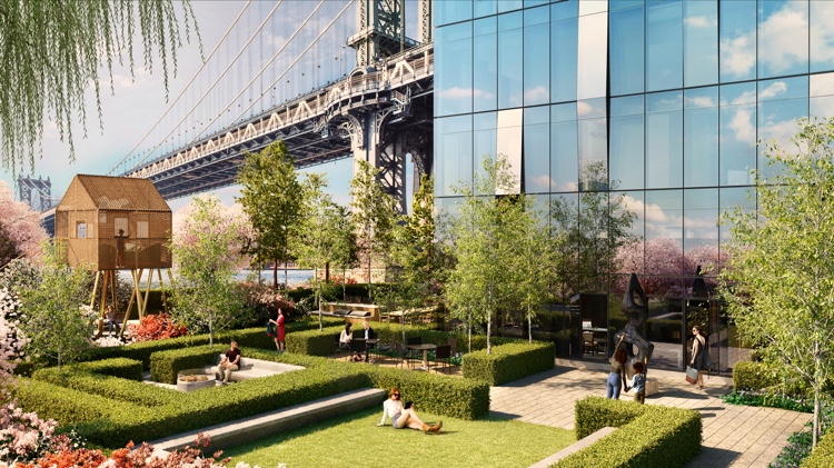 252 South Street, Unit 10K Manhattan, NY 10002 - Photo 9 of 19 a view of yard with patio