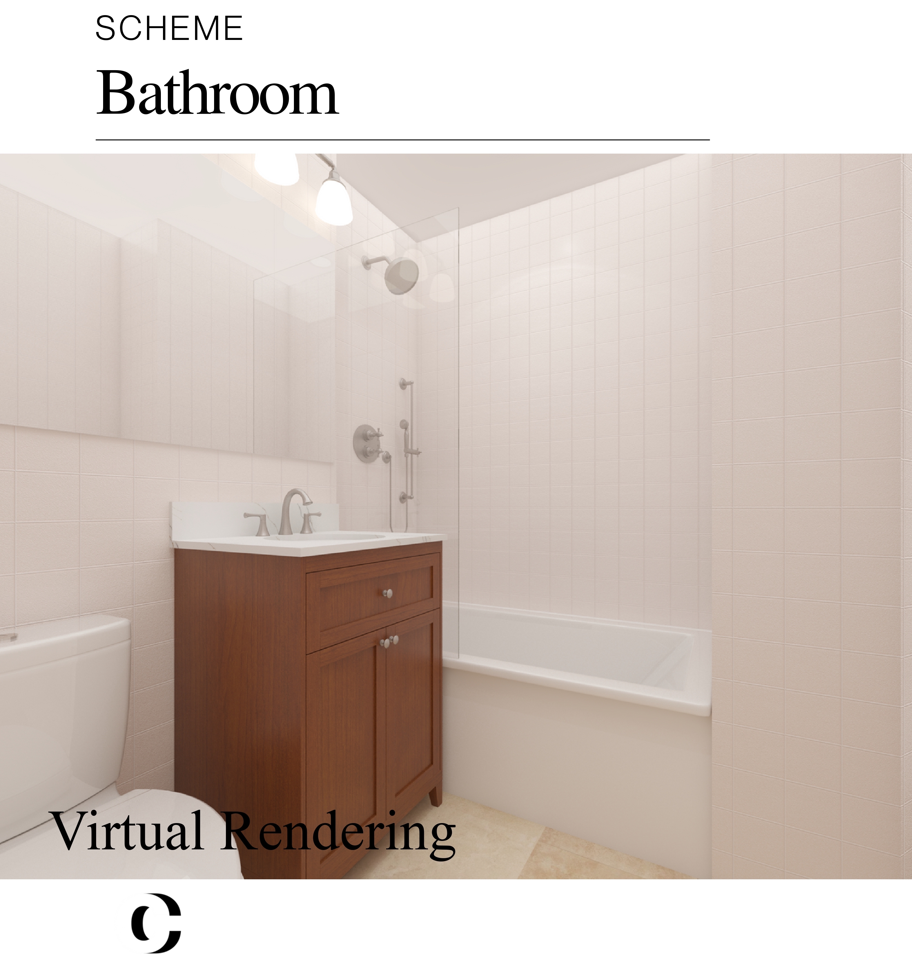 101 West 12th Street, Unit 6MN Manhattan, NY 10011 - Photo 14 of 17 a bathroom with a sink and a bathtub