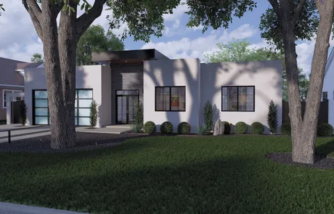 front view of house with a yard