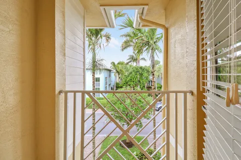 a view of a balcony