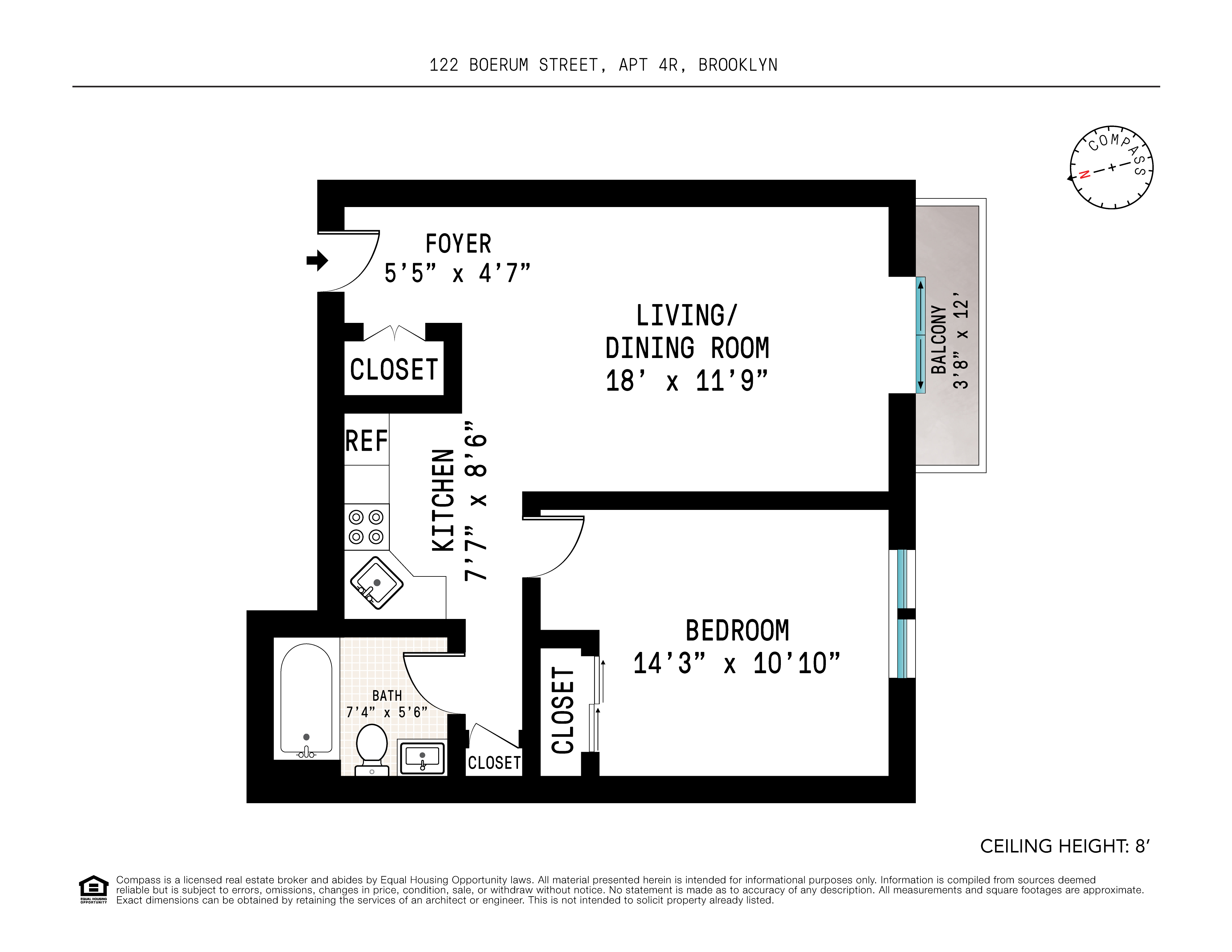 122 Boerum Street, Unit 4R Brooklyn, NY 11206 - Photo 9 of 9