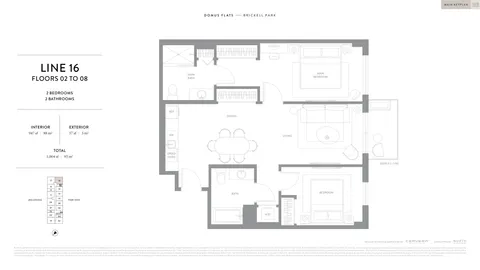 $1,275,750 | 1611 Southwest 2nd Avenue, Unit 816, Miami, FL 33129