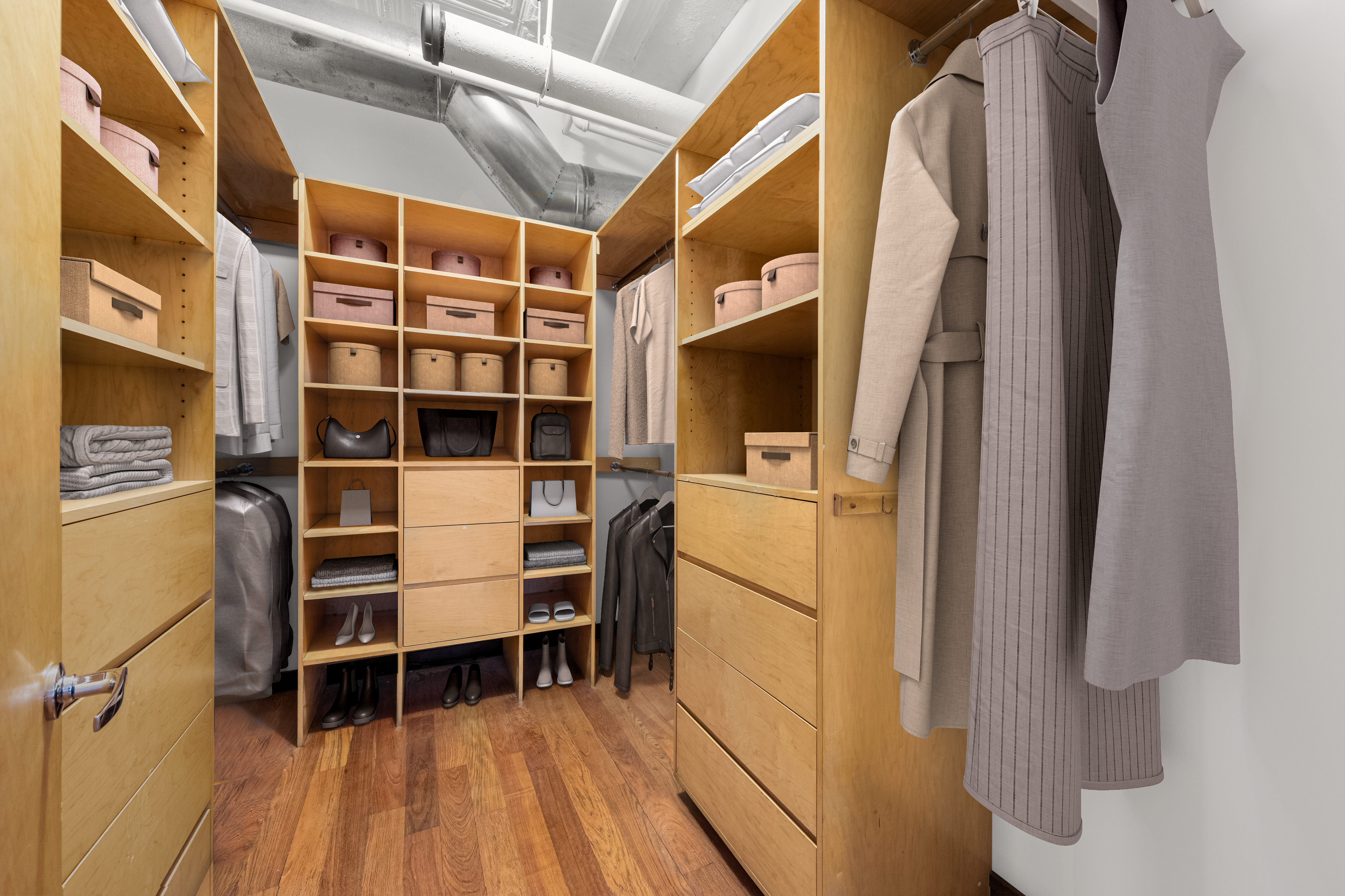 253 West 28th Street, Unit 5 Manhattan, NY 10001 - Photo 16 of 19 a view of walk in closet with empty racks