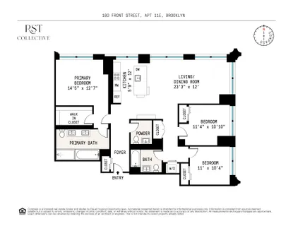 $3,250,000 | 180 Front Street, Unit 11E | DUMBO