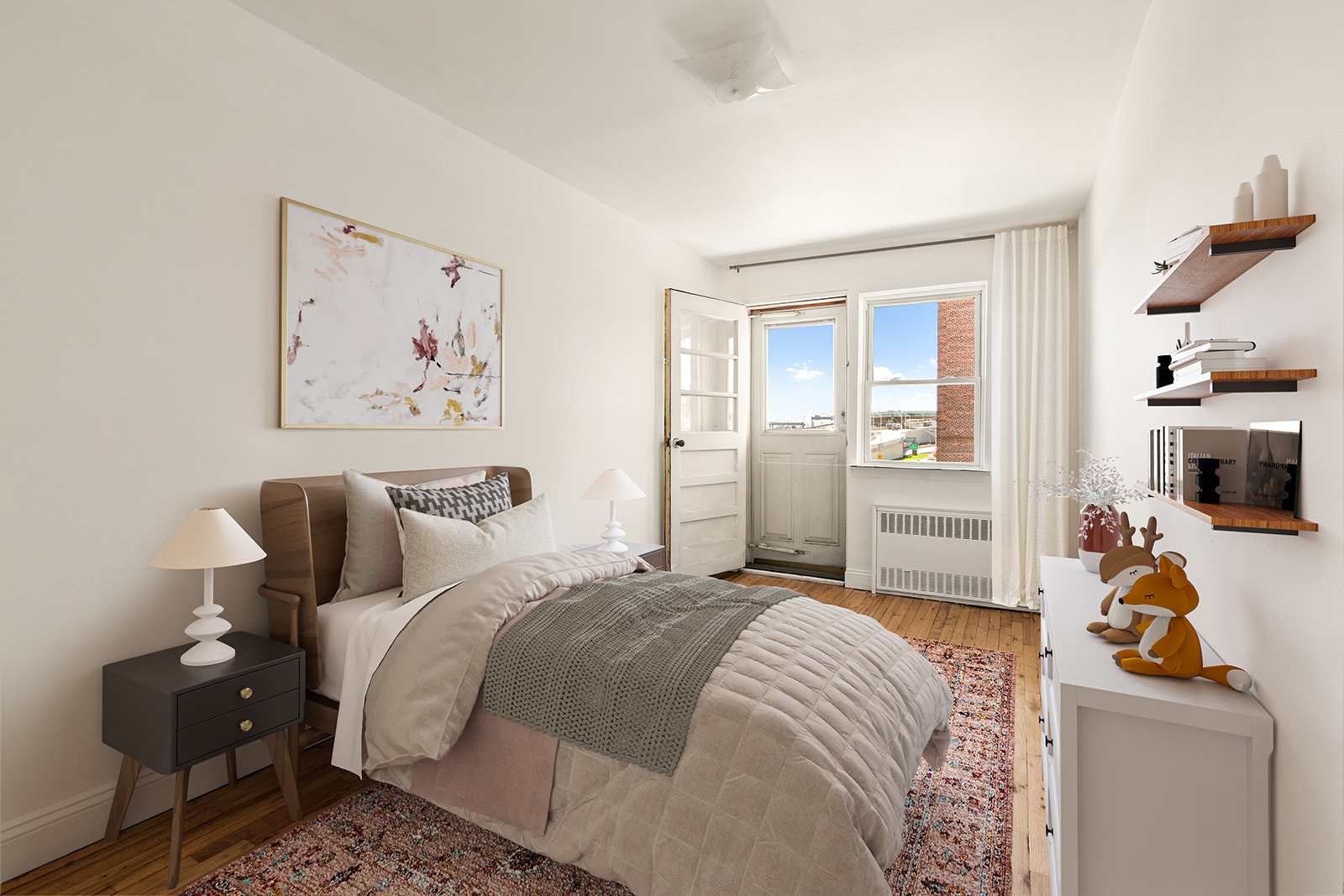 572 92nd Street Brooklyn, NY 11209 - Photo 8 of 20 a bedroom with a bed and furniture