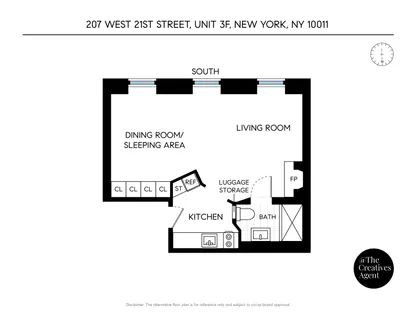 $749,500 | 207 West 21st Street, Unit 3F | Chelsea