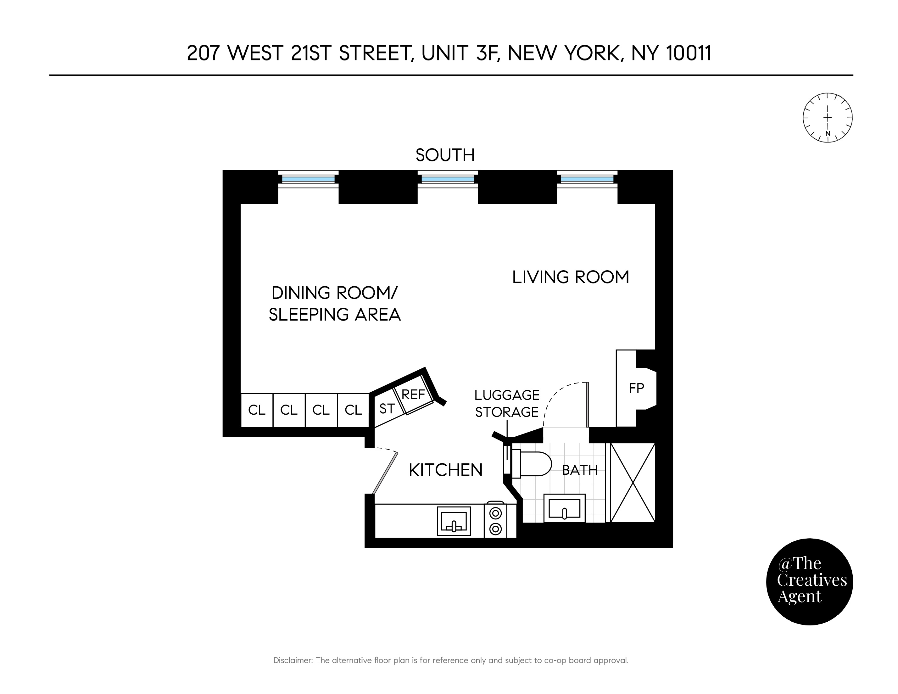 207 West 21st Street, Unit 3F Manhattan, NY 10011 - Photo 12 of 12 a picture of a park