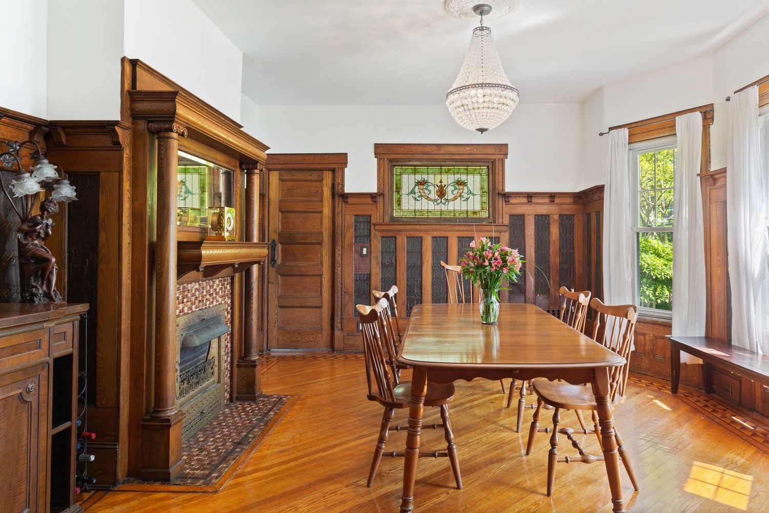 685 East 22nd Street Brooklyn, NY 11210 - Photo 9 of 43 a view of a dining room with furniture window and wooden floor