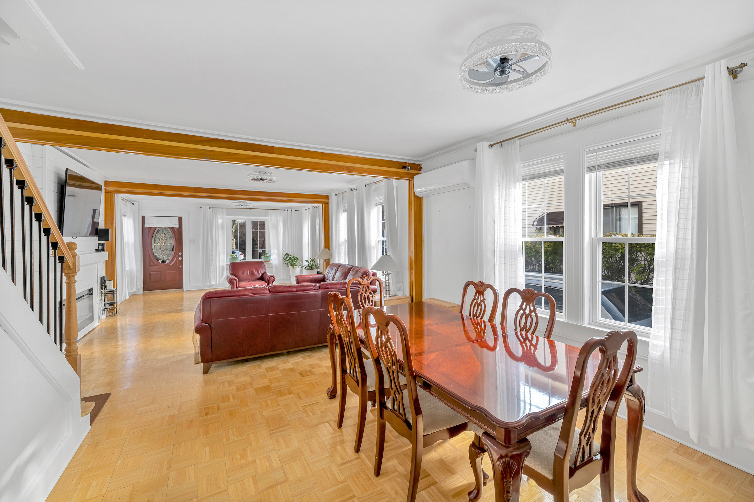 132-11 107th Avenue Queens, NY 11419 - Photo 3 of 14 a view of a dining room with furniture window and wooden floor