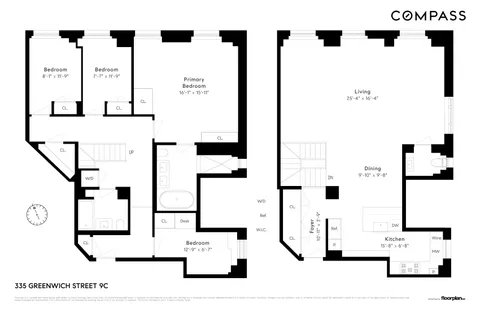 $4,250,000 | 20 Jay Street, Unit 8/9C | TriBeCa