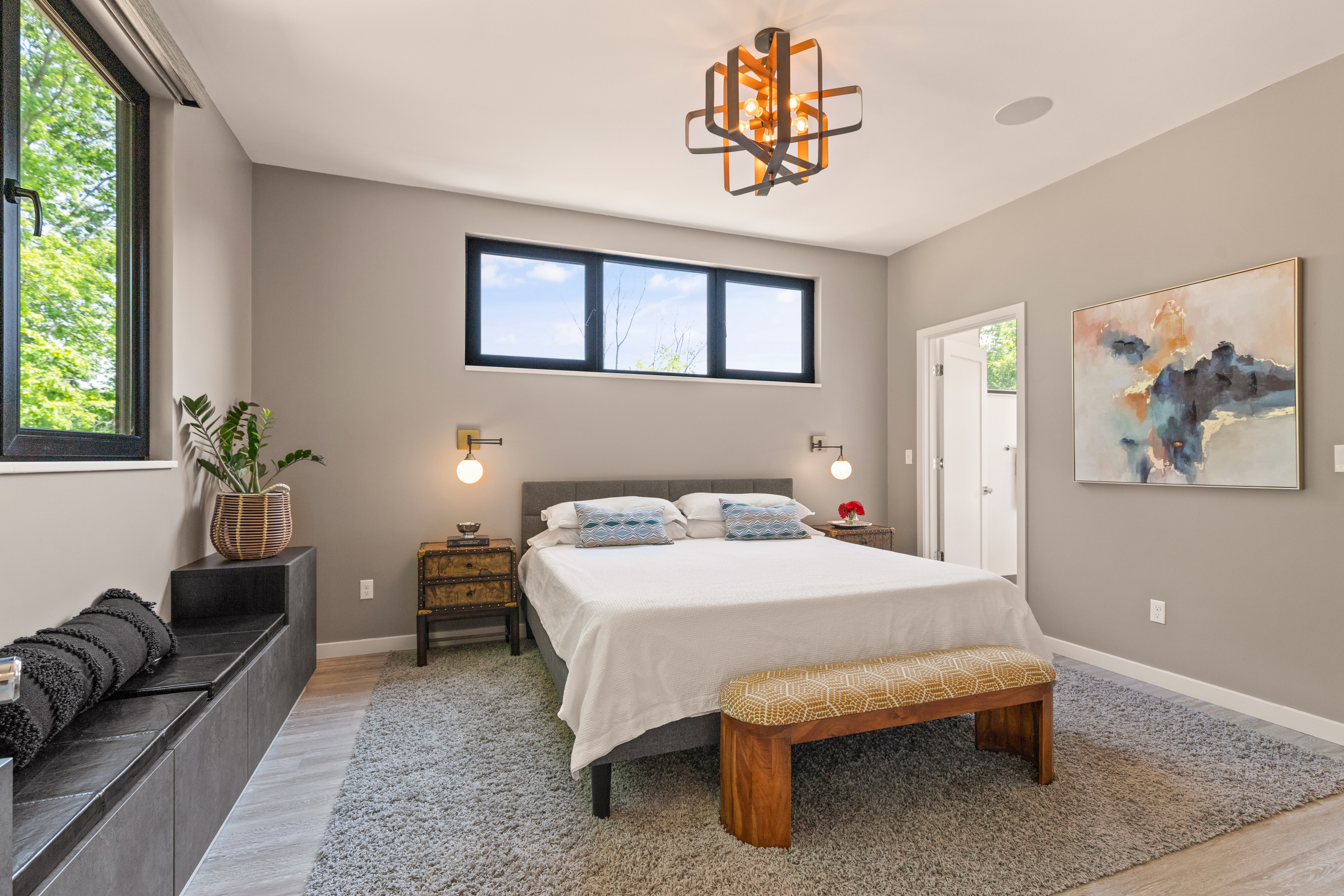 7 Pickman Road Beverly, MA 01915 - Photo 11 of 31 a bedroom with a bed and a couch