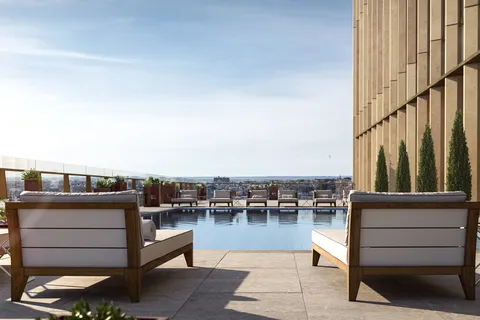 a view of outdoor space with outdoor seating