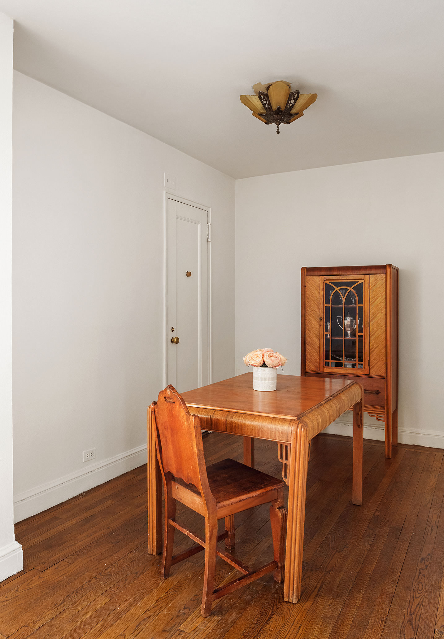 45 Gramercy Park North, Unit 4B Manhattan, NY 10010 - Photo 7 of 13 a view of a workspace with furniture and wooden floor
