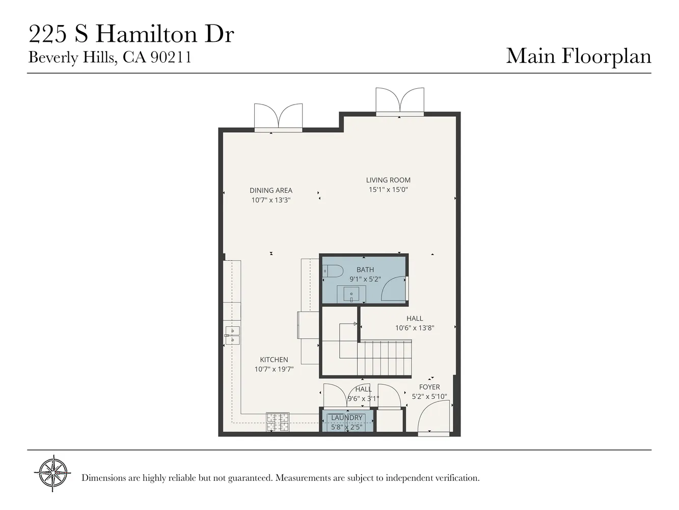 $1,599,990 | 225 South Hamilton Drive, Unit 107, Beverly Hills, CA 90211