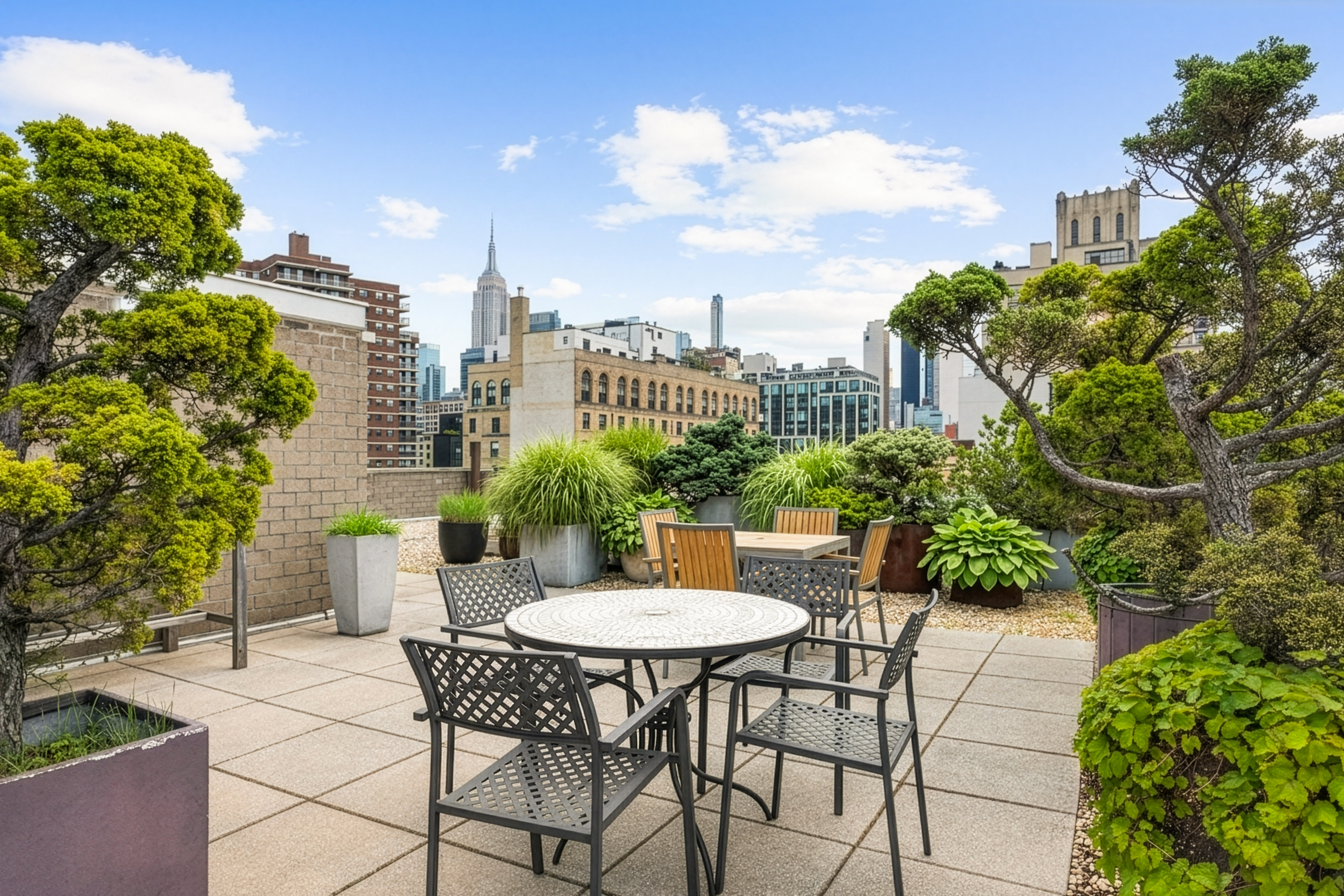344 West 23rd Street, Unit 2B Manhattan, NY 10011 - Photo 7 of 10 a view of a chairs and table in the patio