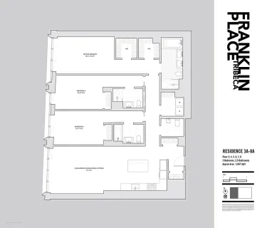 $3,000,000 | 5 Franklin Place, Unit 3A | TriBeCa