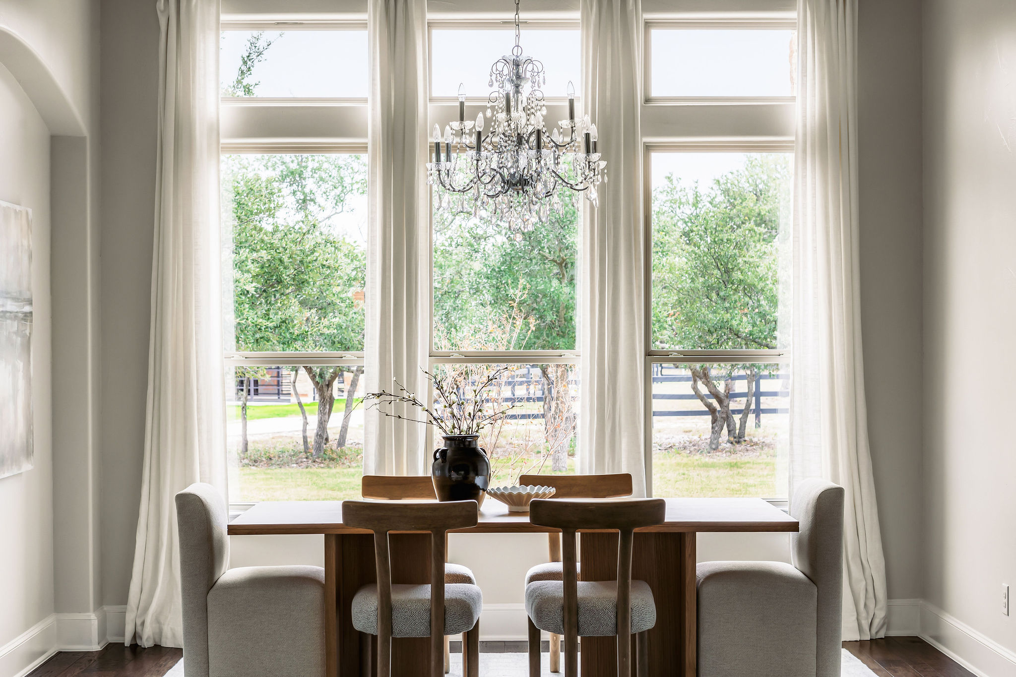 812 Jennings Branch Georgetown, TX 78633 - Photo 14 of 100 a view of a dining room with furniture window and outside view