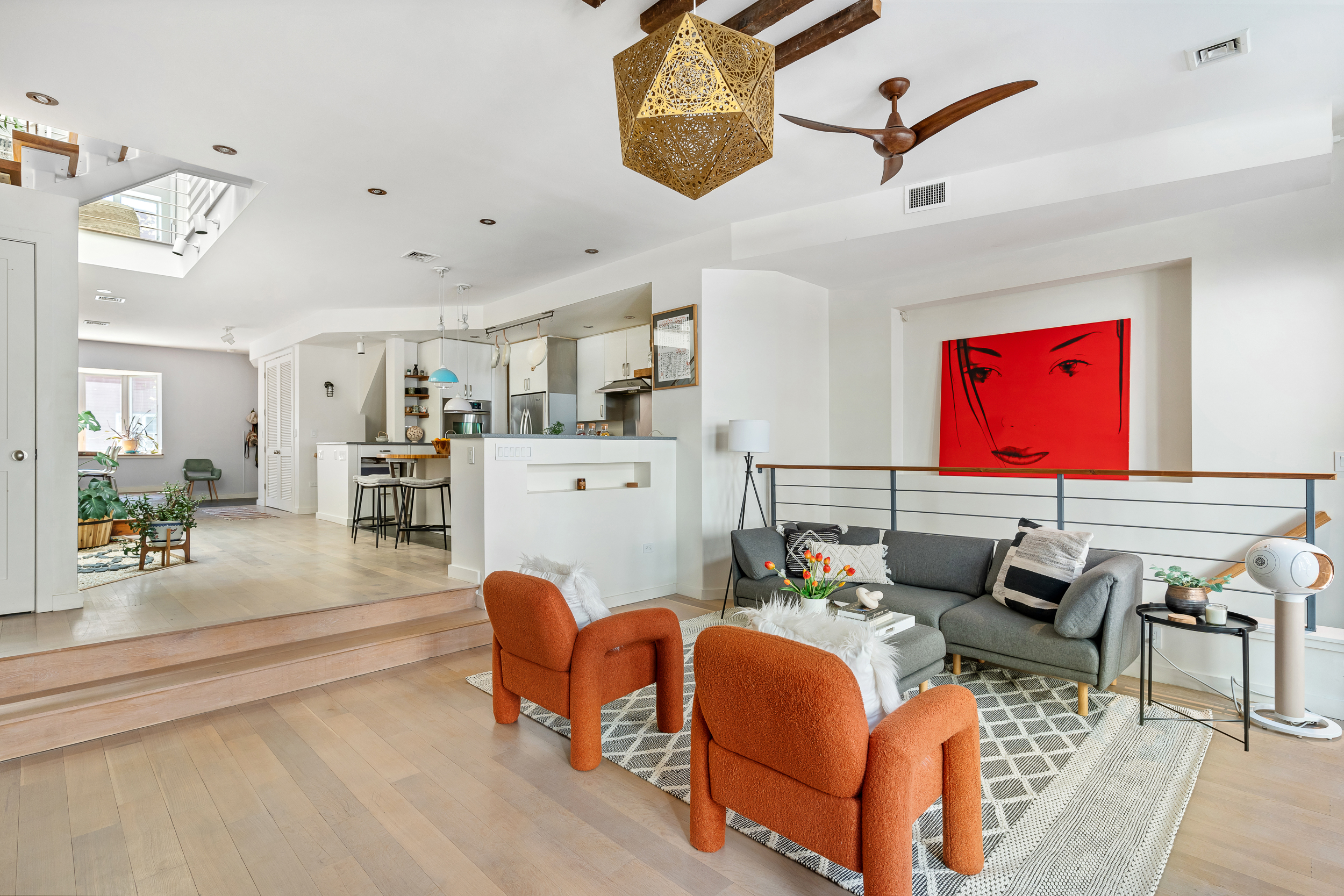 65 Jackson Street Brooklyn, NY 11211 - Photo 3 of 36 a living room with furniture a rug and white walls