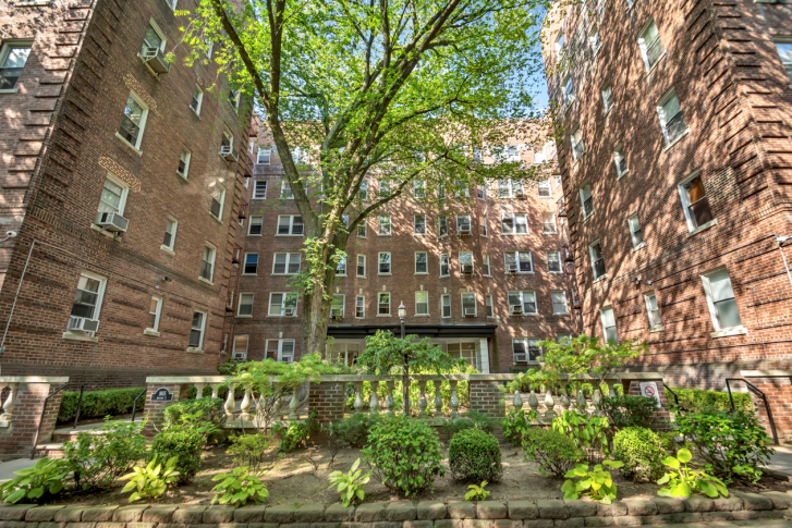 1615 Avenue I, Unit 603 Brooklyn, NY 11230 - Photo 11 of 13 a building view with a garden