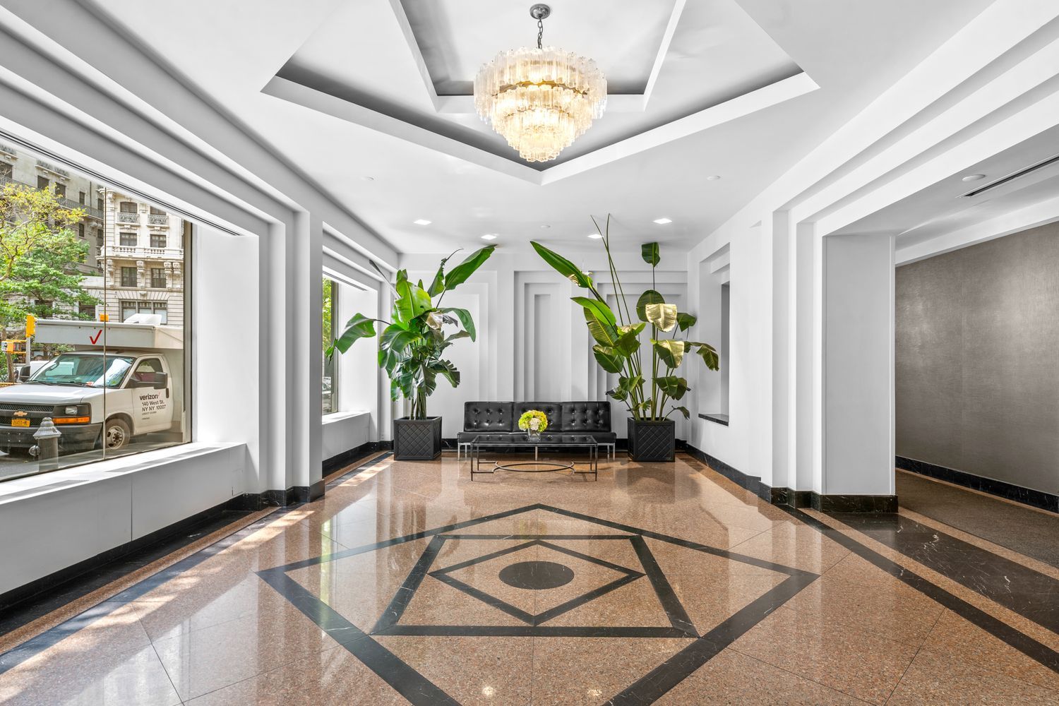 201 West 74th Street, Unit 16A Manhattan, NY 10023 - Photo 10 of 13 a view of an entryway with wooden floor