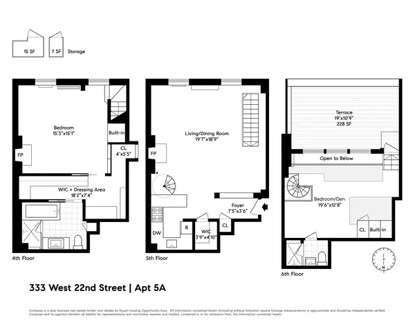 $1,795,000 | 333 West 22nd Street, Unit 5A | Chelsea