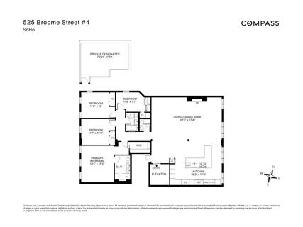 $4,995,000 | 525 Broome Street, Unit 4 | SoHo
