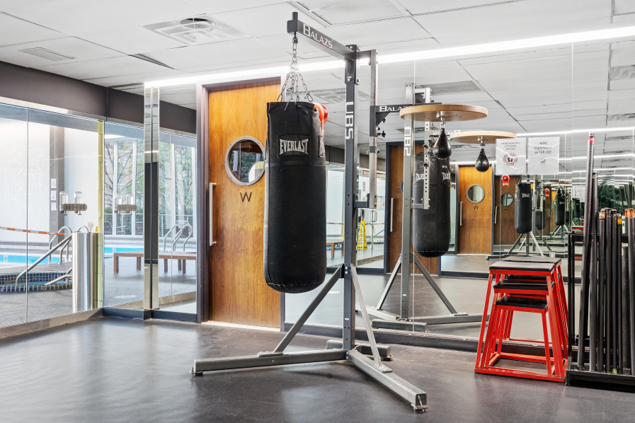515 East 72nd Street, Unit 40E Manhattan, NY 10021 - Photo 23 of 34 a view of a room with gym equipment