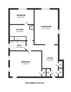 $435,000 | 286 Corbin Place, Unit 2A | Brighton Beach