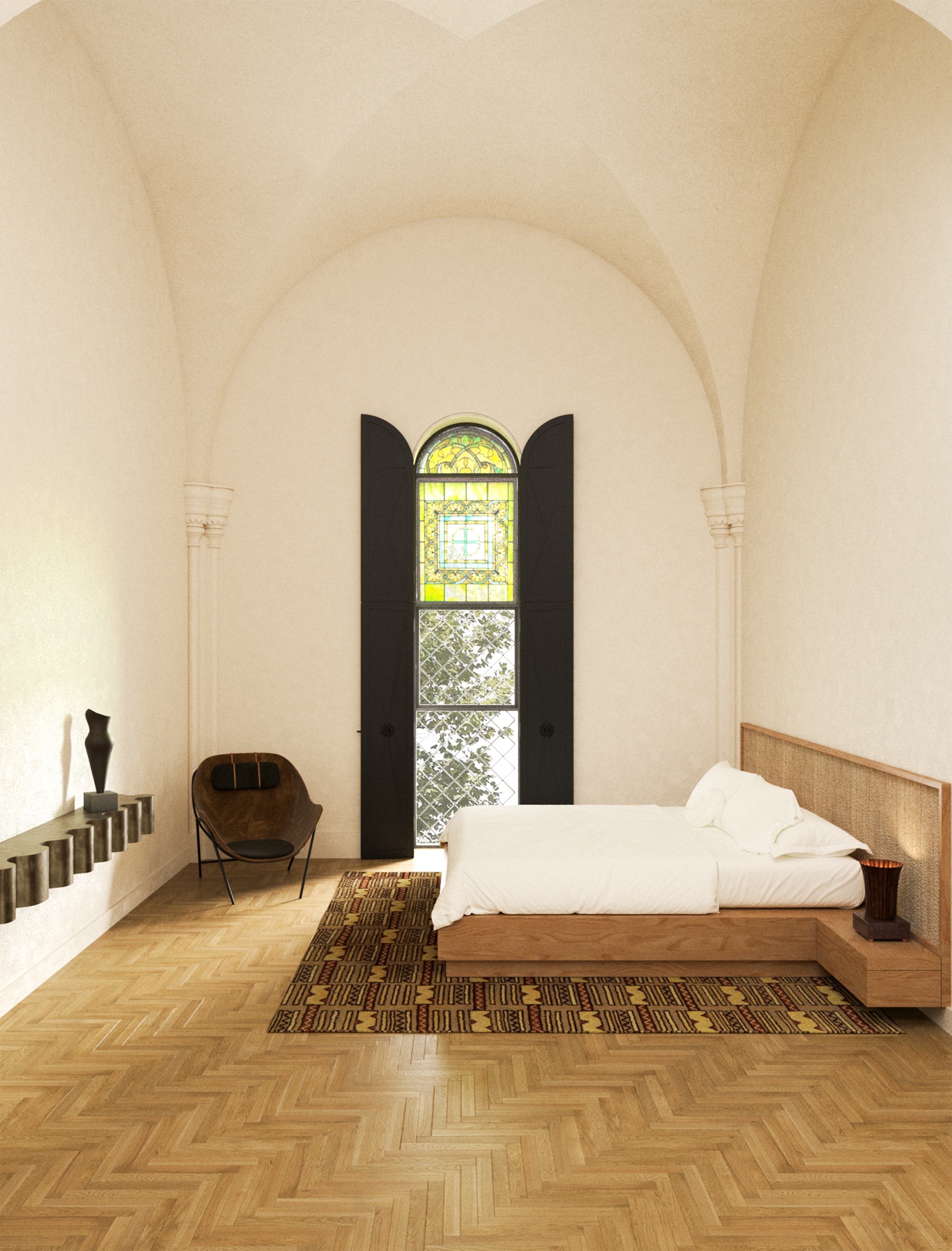 401 Hicks Street, Unit A3A Brooklyn, NY 11201 - Photo 5 of 22 a bedroom with a bed and a window