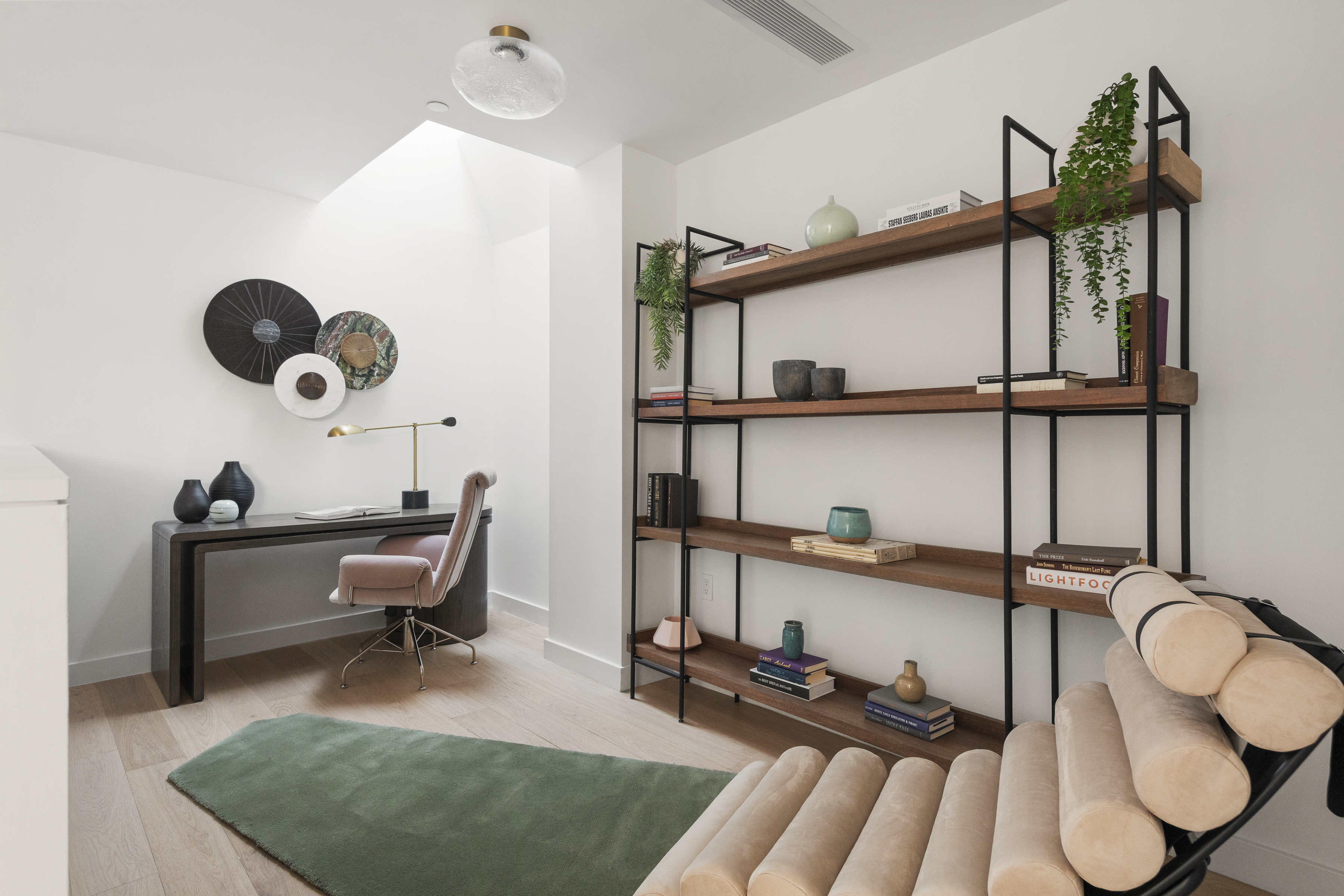 378 Broome Street, Unit PH Manhattan, NY 10013 - Photo 19 of 25 a room with gym equipment and view of living room