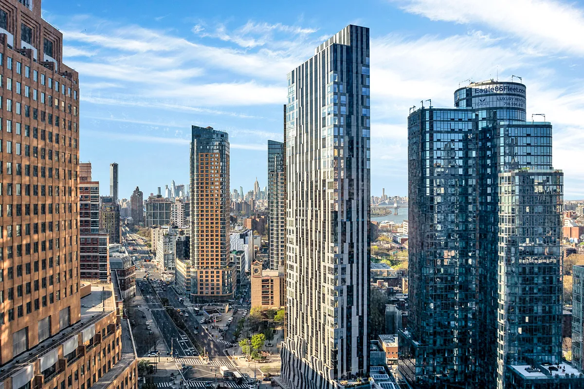 1 City Point, Unit 25L Brooklyn, NY 11201 - Photo 10 of 25 a view of a city with tall buildings