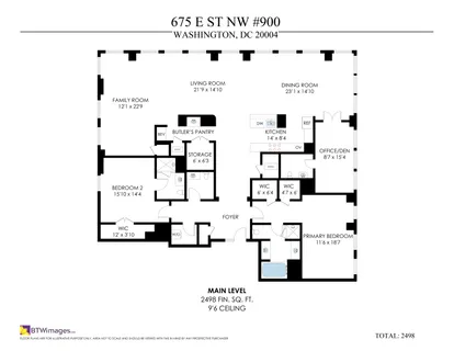 $1,350,000 | 675 E Street Northwest, Unit 900, Washington, DC 20004